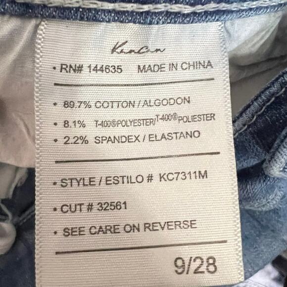 KANCAN Skinny Jeans Distressed Size 9/28 - Picture 3 of 4